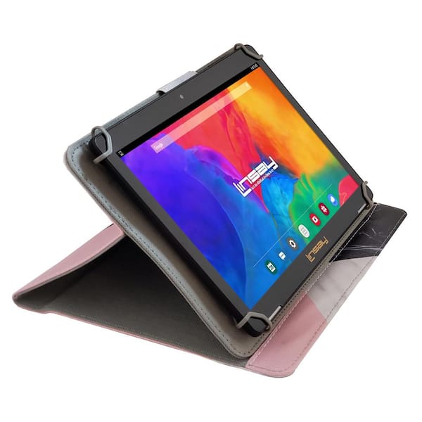 Heel voertuig Sluipmoordenaar LINSAY 10.1 in. 1280x800 IPS 2GB RAM 32GB Android 11 Tablet with Black  White Pink Shape Marble Case-F10IPCMBW - The Home Depot