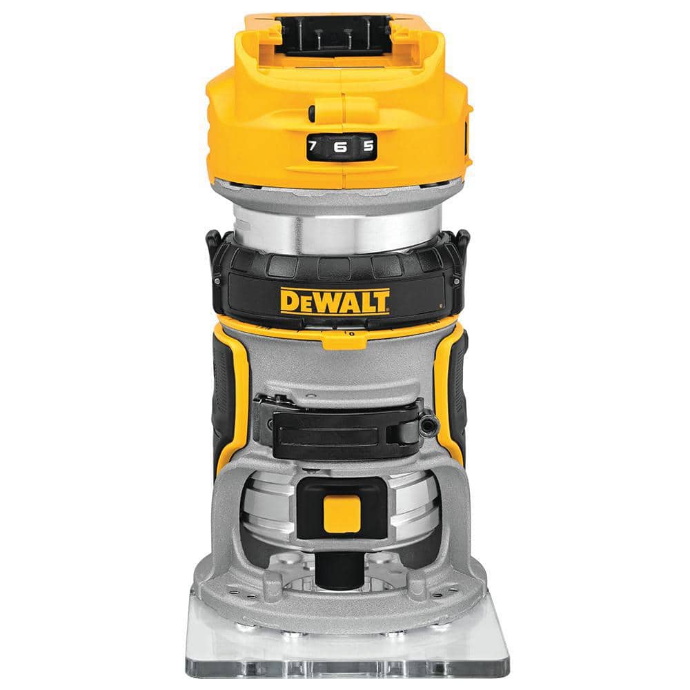 DEWALT 20V MAX XR Cordless Brushless Fixed Base Compact Router (Tool Only)  DCW600B The Home Depot