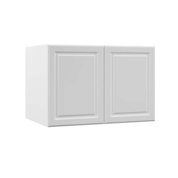 Hampton Bay Designer Series Elgin Assembled 36x30x12 in. Wall Kitchen Cabinet in White