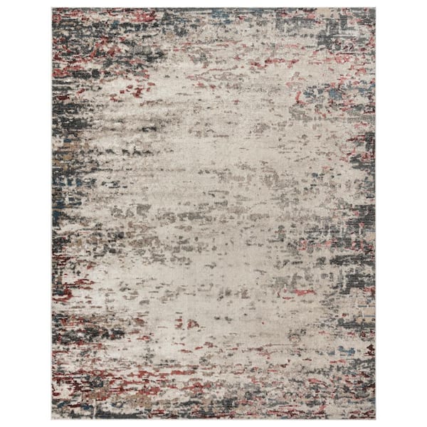 Heirloom Emne Ivory 5 ft. x 7 ft. Abstract Indoor Area Rug