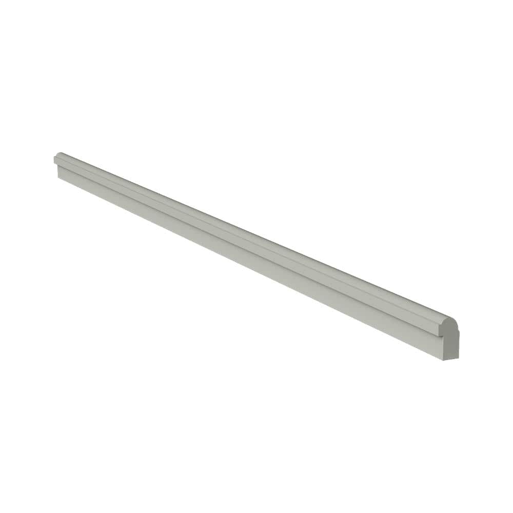 96 in. W x 0.8 in. H x 1.4 in. D in Laguna Grey Double Shaker Light Molding price history on PriceWatchPro