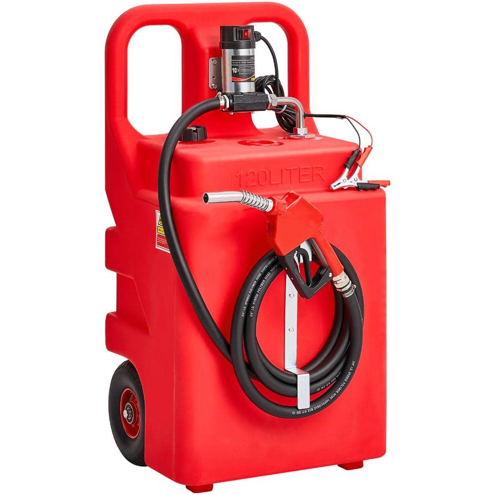 Diesel Transfer Tank 32 gal. with 12V 10 GPM Electric Pump, Portable Fuel Caddy for Diesel and Kerosene price history on PriceWatchPro