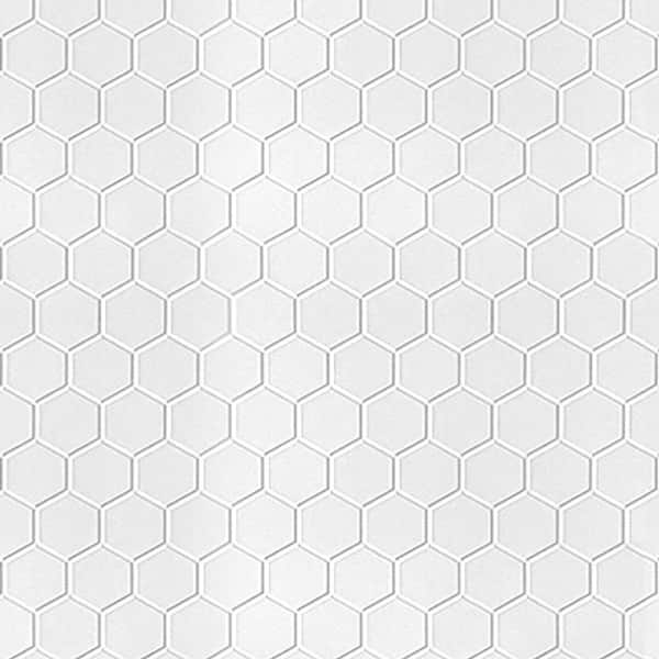 FROM PLAIN TO BEAUTIFUL IN HOURS Hex 4 ft. x 8 ft. Gloss White