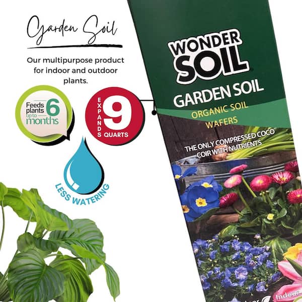 WONDER SOIL 18 Expanding City Soil Complete Mix Coco Wafers WONDER SOIL 18 Expanding City Soil Complete Mix Coco Wafers