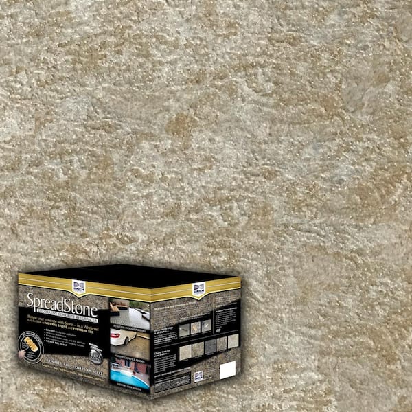 SpreadStone 10 Gal. Sun Ledge Satin Interior/Exterior 400 sq.ft. Decorative Concrete Resurfacing Kit