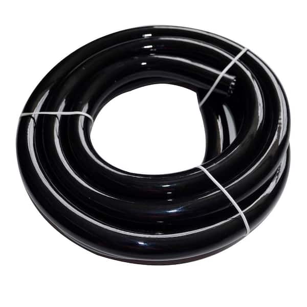 Everbilt Plumbing 0.625 in. x 10 ft. Black PVC Washing Machine and Dishwasher Discharge DWV Hose
