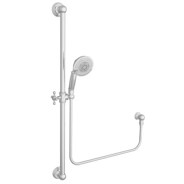 Newport Tub and Shower 3-Function Wall Bar Shower Kit in Polished Chrome