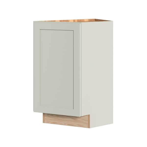 Thornton 12 in. W x 24 in. D x 34.5 in. H Assembled Plywood Shaker Base Right End Kitchen Cabinet in Moonshine