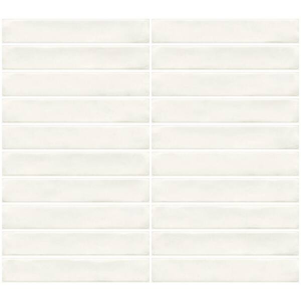 coco✴︎ Daltile Artcrafted Coconut 2-7/8 in. x 2-1/4 in. Glossy Ceramic