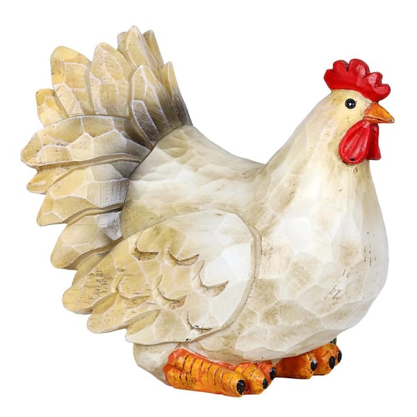 Exhart Solar Garden Hen Statue