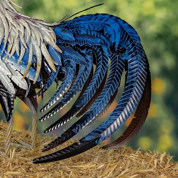 Zaer Ltd. International 28 in. Tall Iron Painted Rooster