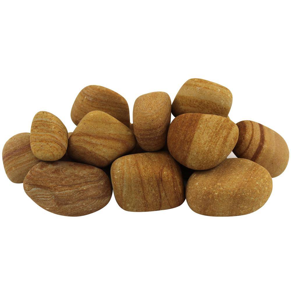 Margo Garden Products 2-3 30lbs Rainforest Black Grade A Polished Pebbles