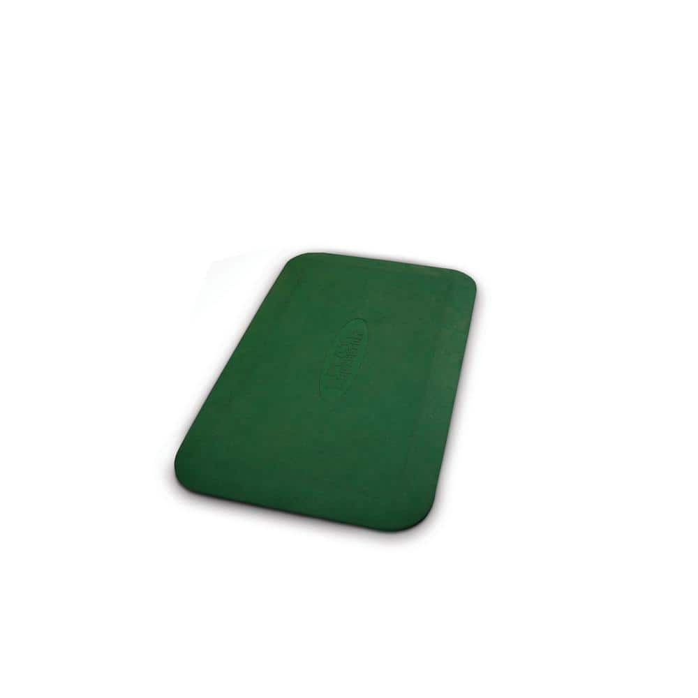Green Rubber Playground Mats for Ground Protection, 40.2 x 20 in, Set of 2