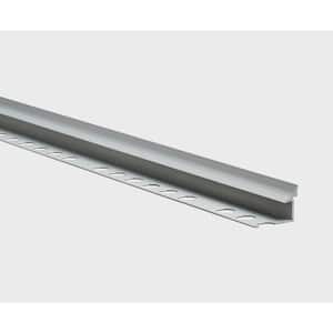 Novoescocia S Matt Silver 1/2 in. x 98-1/2 in. Aluminum Tile Edging Trim