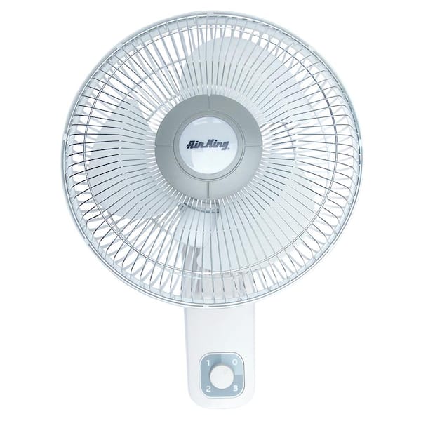 Air King 12 in. Commercial Grade Oscillating Wall Mount Fan 9012