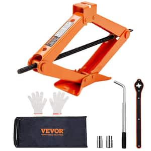 Scissor Jack, 5512 lbs. Scissor Car Jack, 3.7 in.-17.1 in. Lifting Range Scissor Lift Jack with Ratcheting Handle