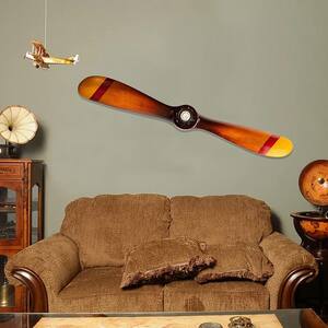 Otto in Red/Gold with Honey Distressed Small Propeller