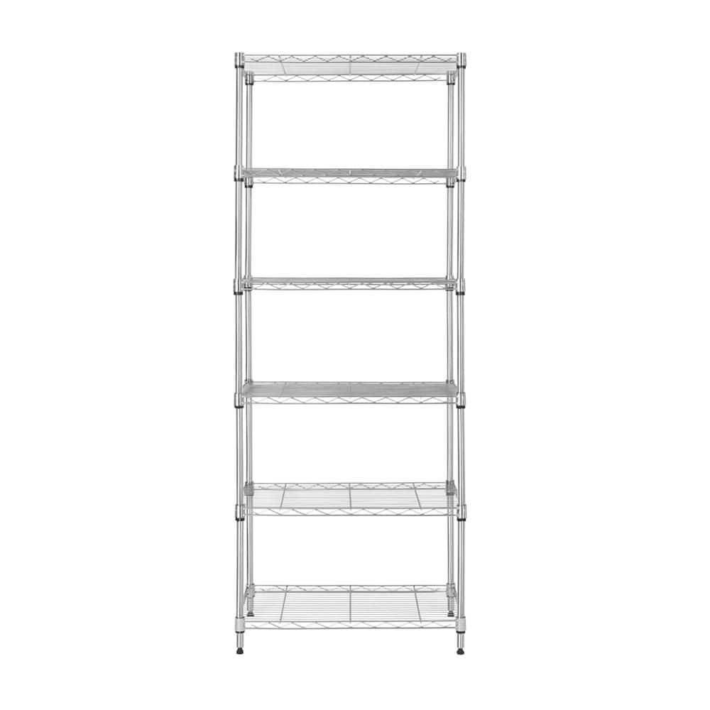 Chrome 6-Tier Metal Wire Shelving Unit (24 in. W x 60 in. H x 14 in. D) price history on PriceWatchPro