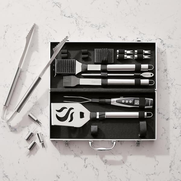CUISINART OUTDOORS Deluxe Grilling Tool Set with Aluminum