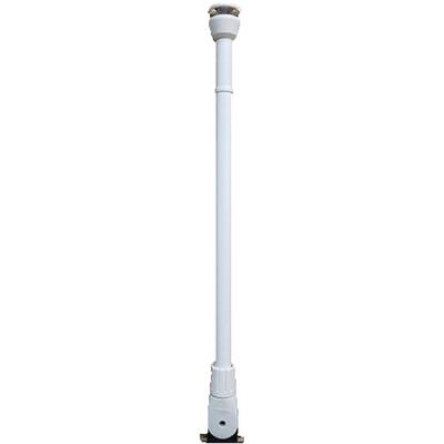 Series 30 LED All Round Fold Down Light, 25-1/2 in. With Stainless Base & White Aluminum Pole
