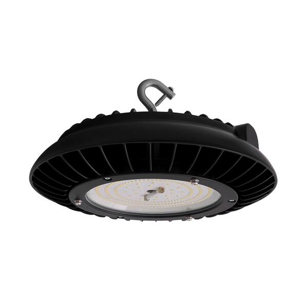 NICOR HBC3 10.8 in. 1000-Watt Equivalent Integrated LED Black High Bay ...