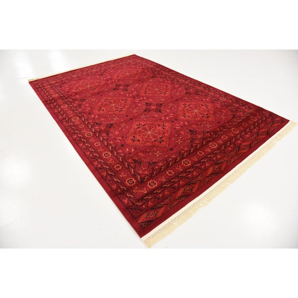Tekke McKinley Red 6' 0 x 9' 0 Area Rug