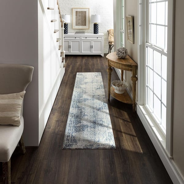 Maia Blue 2 ft. x 10 ft. Runner Rug