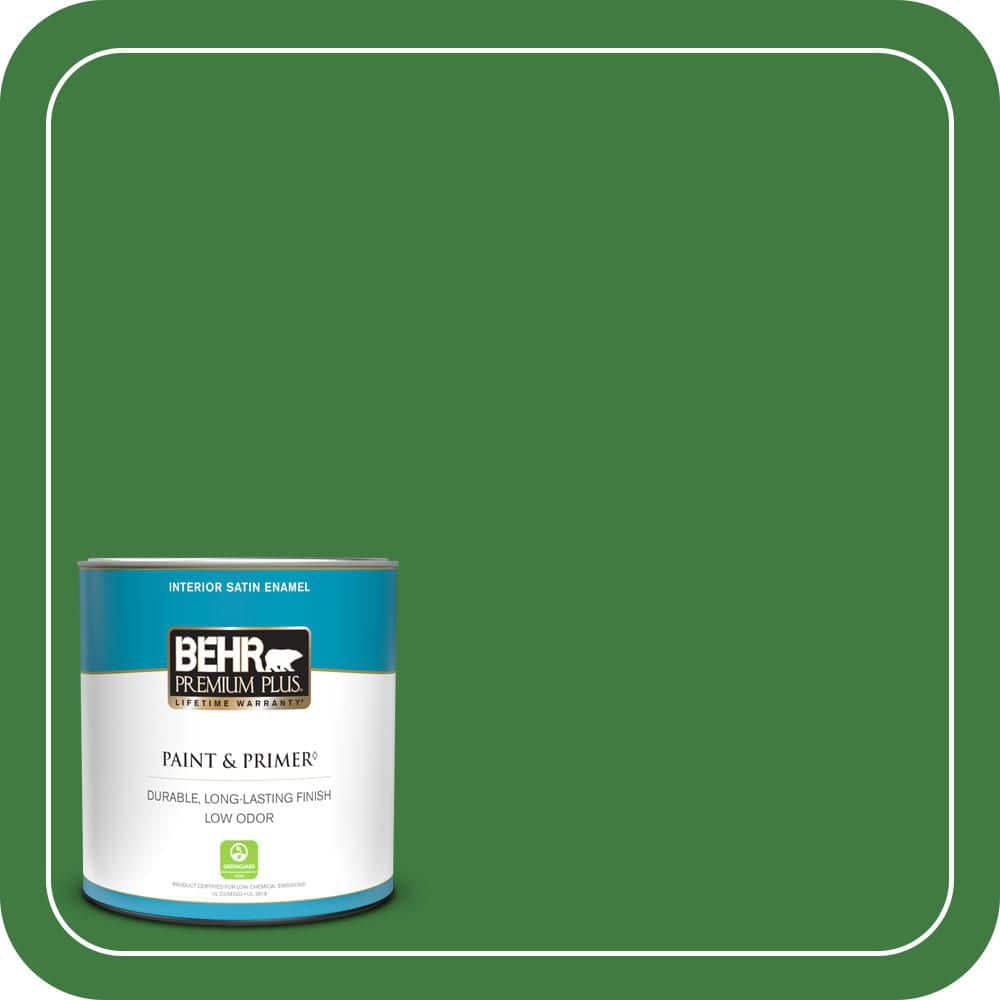 1 qt. #M390-7 Hills of Ireland Satin Enamel Low Odor Interior Paint & Primer price history on PriceWatchPro
