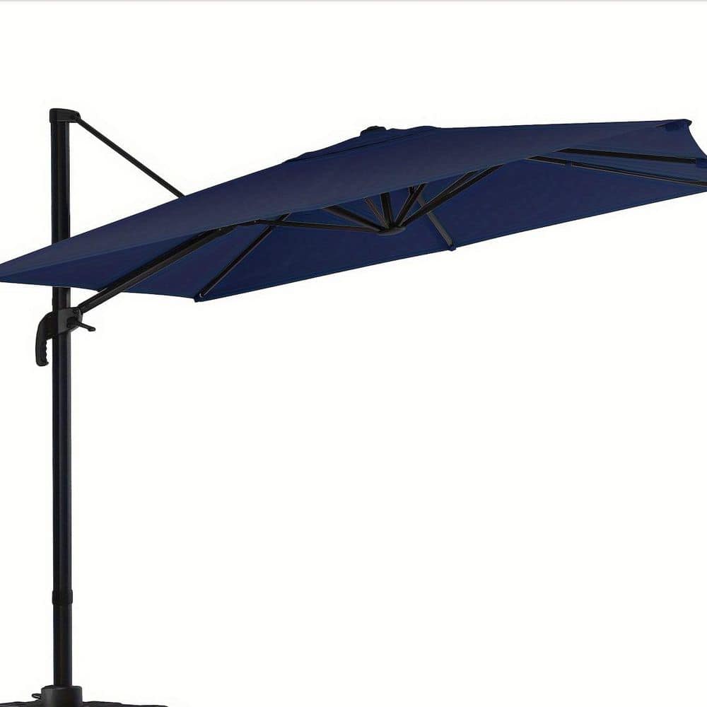 11 ft. Aluminum Square Cantilever Patio Umbrella in Navy Blue price history on PriceWatchPro