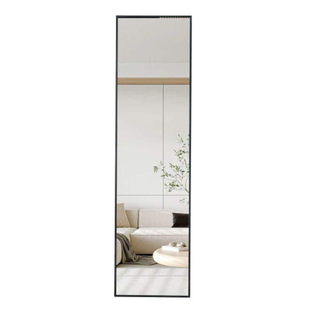 MAYEERTY Black 20 in. W x 57 in. H Rectangle Metal Framed