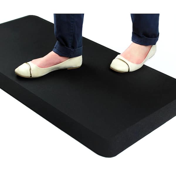 Costway Anti Fatigue Standing Desk Mat w/ Massage Roller Ball Foot Massage  Points Office