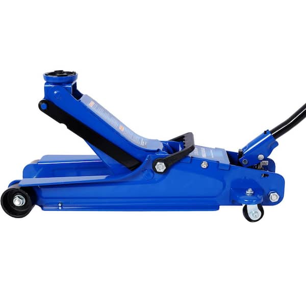 Amucolo 2.5 Ton Low Profile, Heavy-Duty Steel Racing Floor Jack with Single Piston Lift Pump, Lifting Range 3.5-14.50 in.