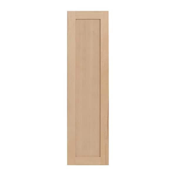 12 in. W x 42 in. H Wall Cabinet Decorative End Panel in Unfinished for CLICKREADY Technology