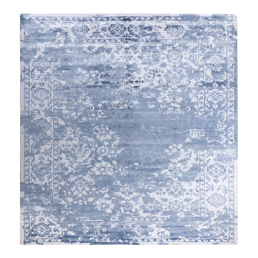 Modern-Contemporary Ivory 9 X 12 Hand-Knotted Silk Indoor Area Rug price history on PriceWatchPro