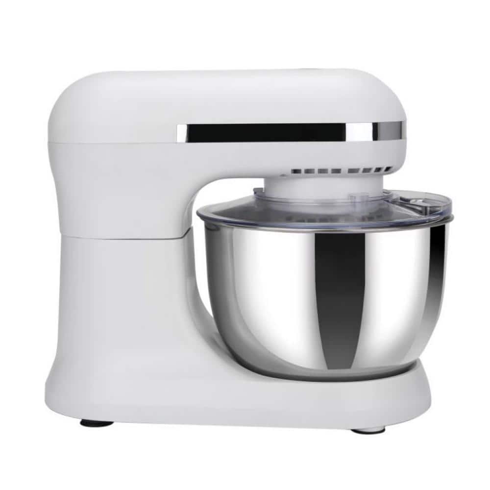 4.75-qt. 1,200-Watt Retro Stand Mixer (White)