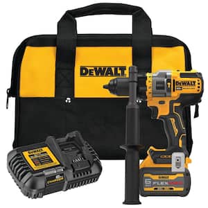 20V XR Lithium-Ion Cordless Hammer Drill Kit with 8.0 Ah Battery, Charger and Kit Bag