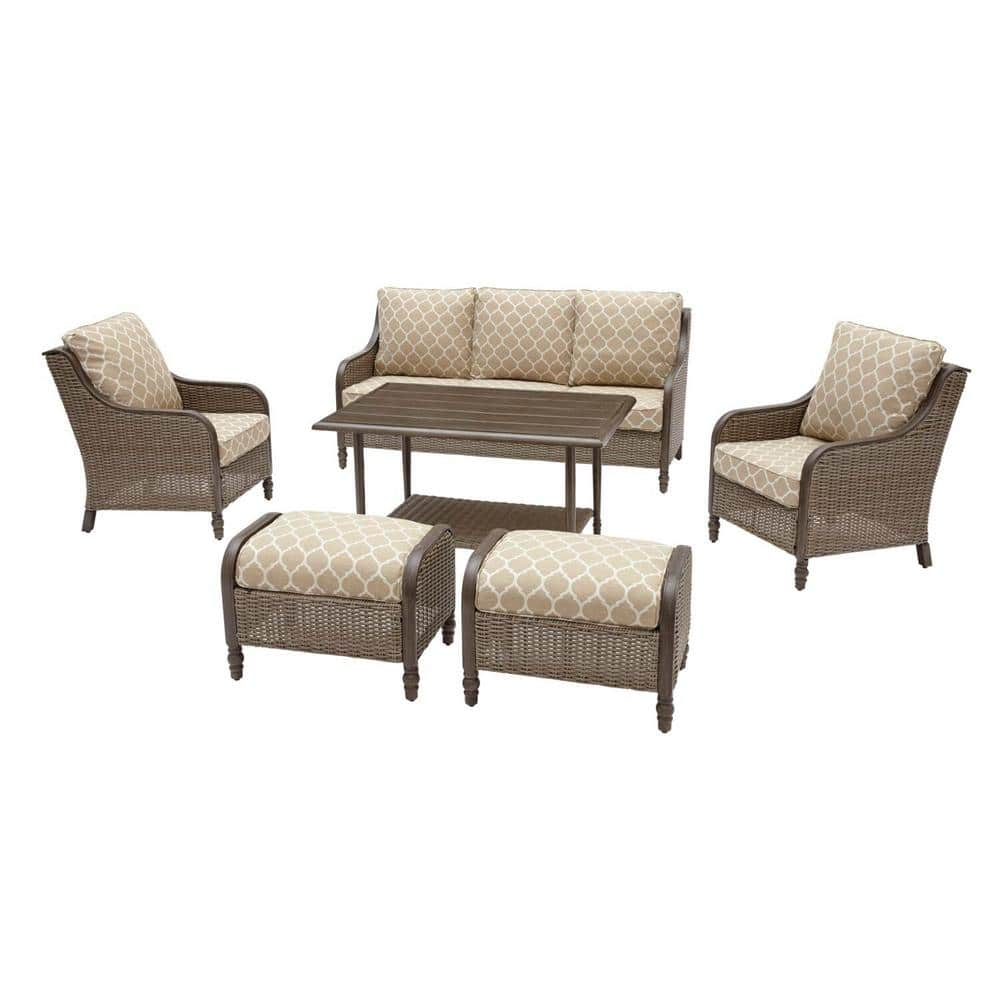 hampton bay conversation patio set