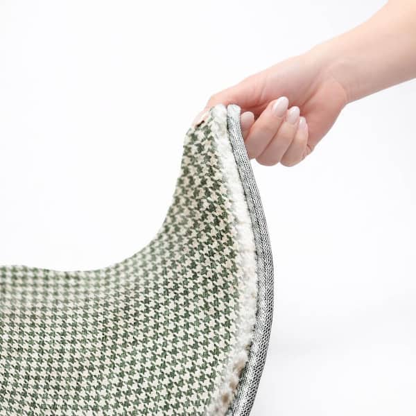 Dream Shag Premium Machine Washable Abstract ADS137 Green 2 ft. x 7 ft. Runner Rug