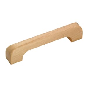 Bourgogne Collection 3 3/4 in. (96 mm) Natural Maple Eclectic Cabinet Bar Pull