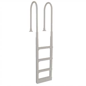ProSeries 54 in. Adjustable in Pool Above Ground Pool Ladder, Taupe