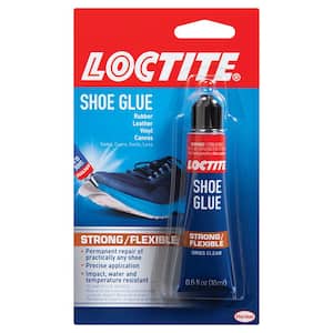 Shoe Glue 0.6 oz. Flexible Adhesive Clear Tube (6-pack)