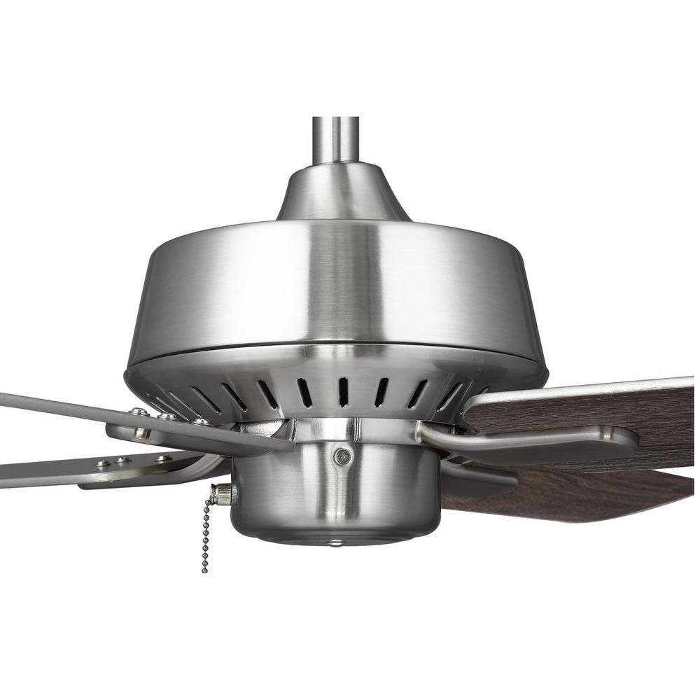 Brushed Nickel 32" 4-Blade Indoor Ceiling Fan with Reversible Blades