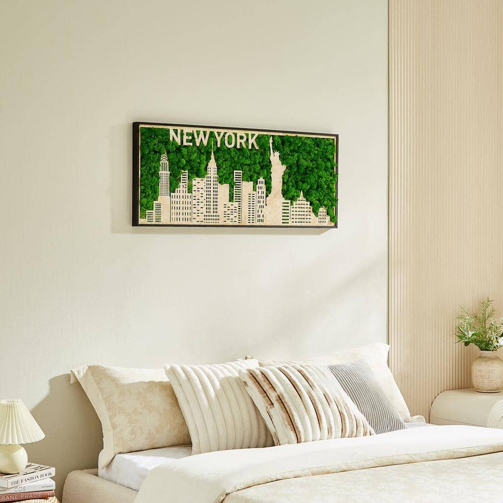 Wooden New York City picture New York wall art New York wall decor New York wood sign Wall art wood Modern home decor Wall art good prints