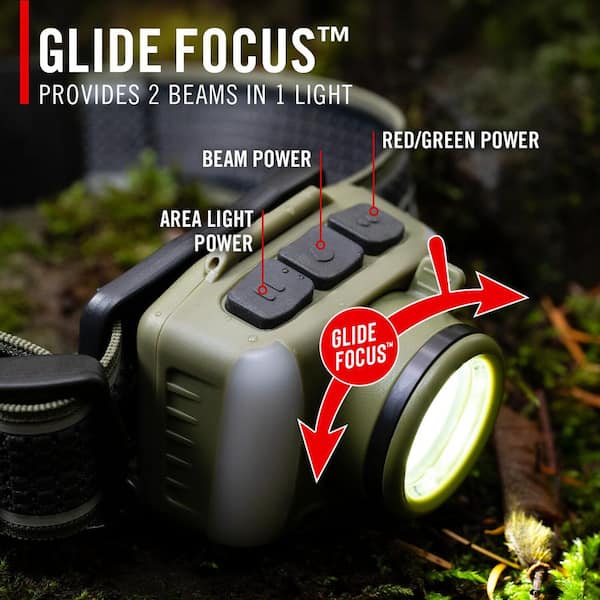 Coast FL97R 1250 Lumens Voice Activated Rechargeable Headlamp