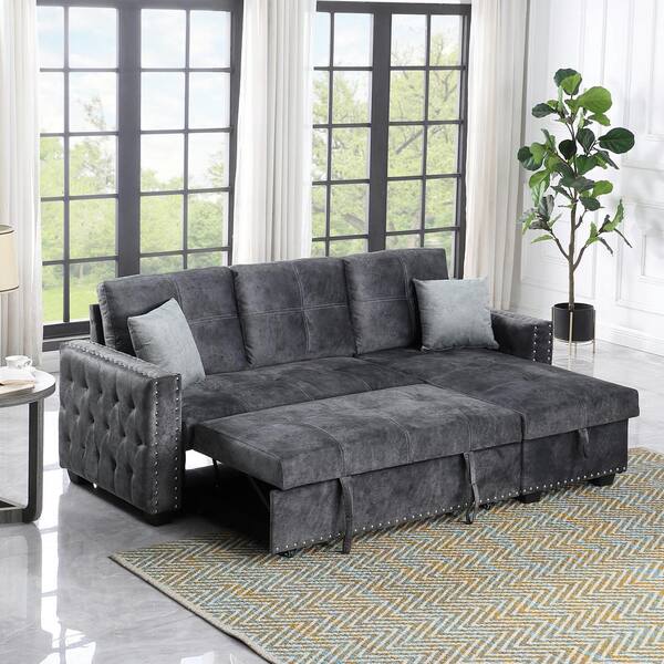 DFS Corner Sofa Bed in Dark Grey RRP £1200 *LOCAL DELIVERY*