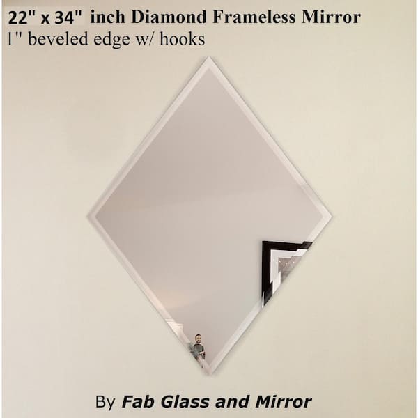 Fab Glass and Mirror Small Arch Beveled Glass Mirror (0.25 in. H x 22 in. W)