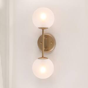 2 Light - Gold - Vanity Lighting - Lighting - The Home Depot