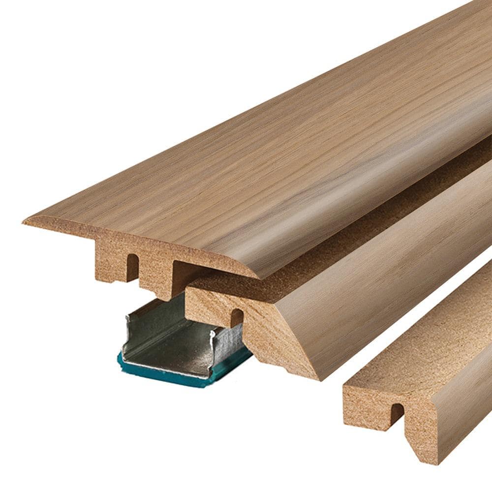 Silva 0.75 in. T x 2.37 in. W x 78.7 in. L Textured Wood Look Laminate Moulding/Trim 4 in 1 Molding price history on PriceWatchPro