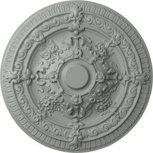 26" x 3" Vincent Urethane Ceiling Medallion (Fits Canopies up to 6"), Primed White