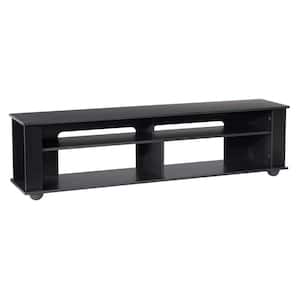 Bakersfield Black TV Stand, for TVs up to 85 in.